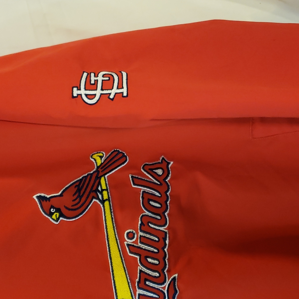 Kids medium st Louis Cardinals windbreaker pullover baseball shirt. (C) - Picture 5 of 9